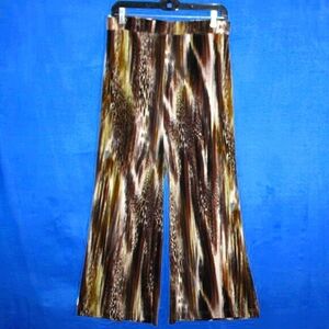 Vintage Southern Lady Petite Palazzo Pants - Women's Size SP - Abstract